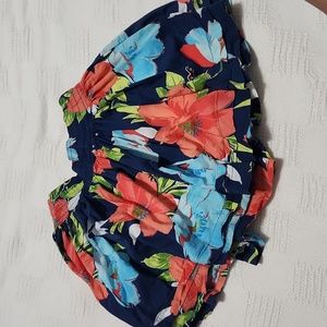 Hollister floral mini skirt